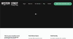 Desktop Screenshot of mysterystreetrecording.com